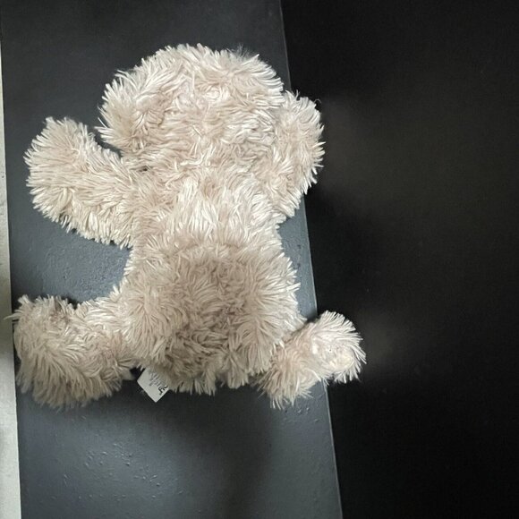 Kellytoy 12” super soft fluffy beige cuddily cute bear with gold threaded nose - Picture 3 of 9